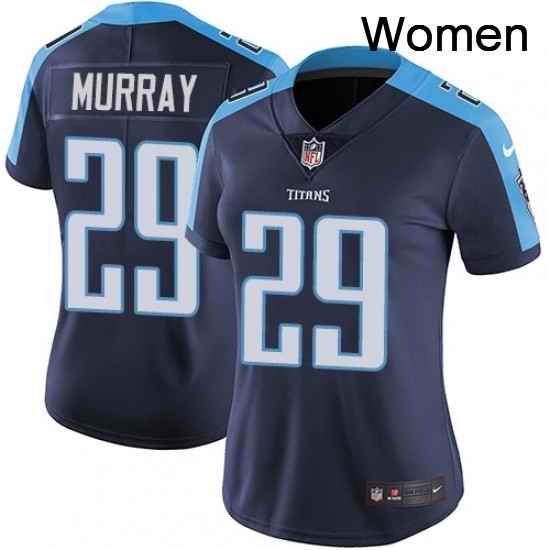 Womens Nike Tennessee Titans 29 DeMarco Murray Elite Navy Blue Alternate NFL Jersey